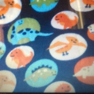 Fleece Dinosaurs new 1 yard x 59” wide blizzard polyester JoAnn
